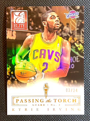 HAS WARE GOLD SSP /24 ! 2013 PANINI ELITE KYRIE IRVING #5 PASSING THE TORCH H646 | eBay