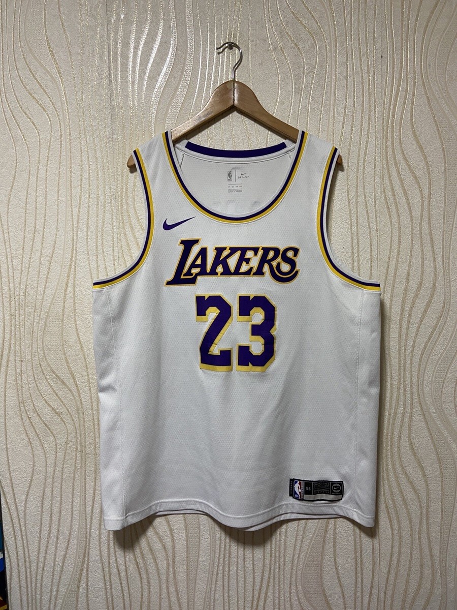 LOS ANGELES LAKERS BASKETBALL SHIRT JERSEY SWINGMAN NIKE AA7102