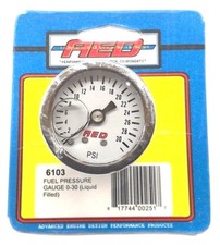 Aed 6103 Analog Liquid Filled Fuel Pressure Gauge-1.5-18npt Screw-in-0-30 Psi Aed 6103 Analog Liquid Filled Fuel Pressure Gauge-1.5-18npt Screw-in-0-30 Psi
