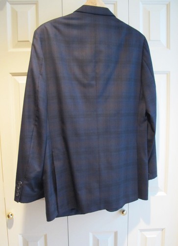Harrods Sport Coat~Blazer~Jacket~REDUCED Old$ Sz 42 Classic plaid England FREE H - Picture 4 of 12