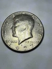 1977-D 50C Kennedy Half Dollar Error Filled Mint Mark - Rare NICE Coin