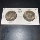 2019 P&D Kennedy Half Dollar Uncirculated 2 Coins Philadelphia & Denver Mint 50c