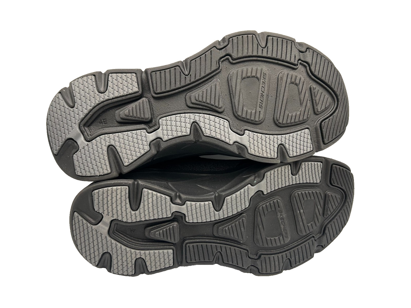 Skechers Men's D'Lux Walker Slip On Athletic Shoes Blk EXTRA WIDE Size:9 140E