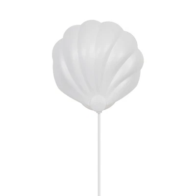 Nordlux Wandleuchte Konchi 1flg. E14 2312901001 weiß Muschel-Designlampe NA - Bild 1 von 4