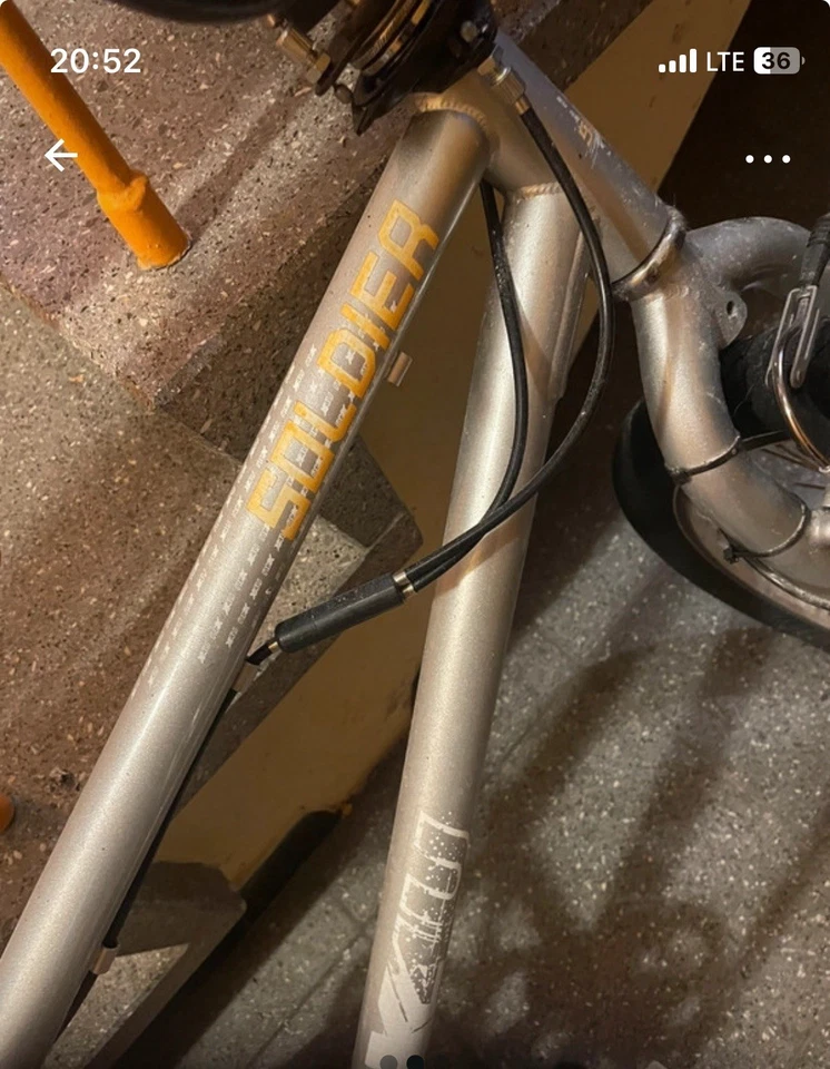 BMX silber – an Bastler oder für Ersatzteile - Bild 3 von 4