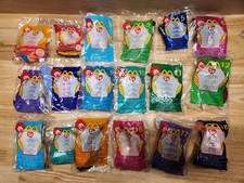 2000 McDonald  s Ty Teenie Beanie Babies Full Set of 18 All Sealed New Unopened 