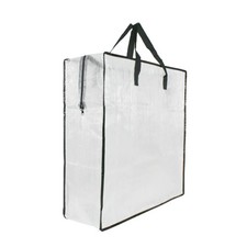 Clear Storage Bags with Zipper and Handles, Blanket Extra Large,