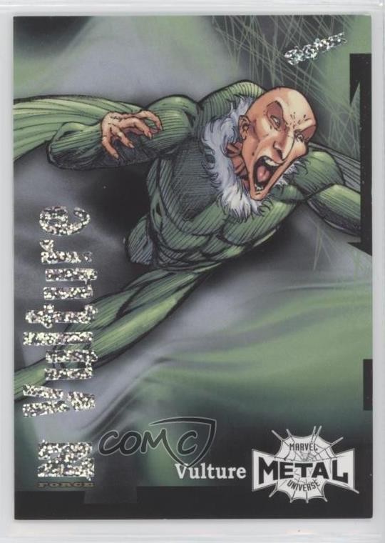 2022 Upper Deck Marvel Metal Universe Spider-Man Z-Force Rave /100 Vulture 0z17
