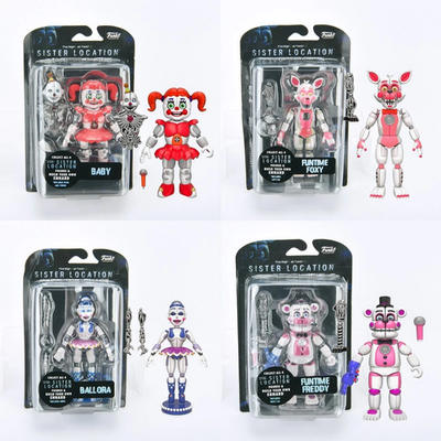 #ad #ad Five Nights At Freddy Sister Location Ballora Baby Funtime Foxy 5quot; Action Figure $23.99