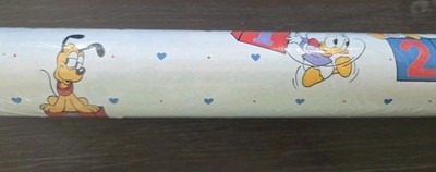 Vintage Disney Sunworthy Baby Toddler Wallpaper Roll 55.4 sq ft Pre Pasted