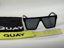 Quay Australia Hindsight Black Smoke Sunglasses QW-000311 One Size