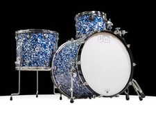 DW Design Series Blue Lightning 3pc Drum Set 12/16/22