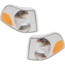 Side Marker Corner Parking Turn Signal Light Lamp Pair Set For Volvo C70 S70 V70