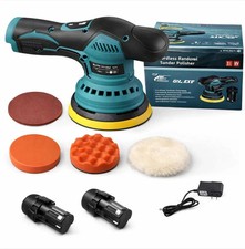 LUCIDATRICE ROTORBITALE CON DOPPIA BATTERIA LEVIGATRICE PER AUTO PROFESSIONALE