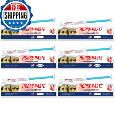 Edoia Equine Paste 1.87 6 Pack 6.08G Apple Flavored Oral For Horses Kjhf46623