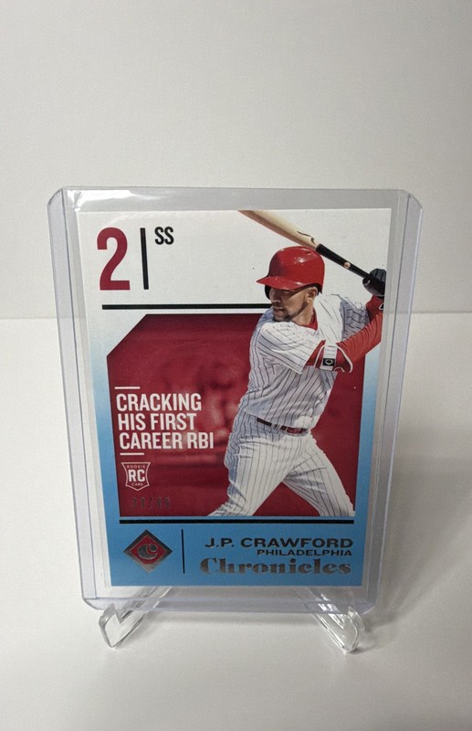2018 Panini Chronicles - J.P. Crawford #44 Teal /199 (RC)