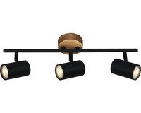Deckenspot 3-Flammig L 47,3 Cm Schwarz