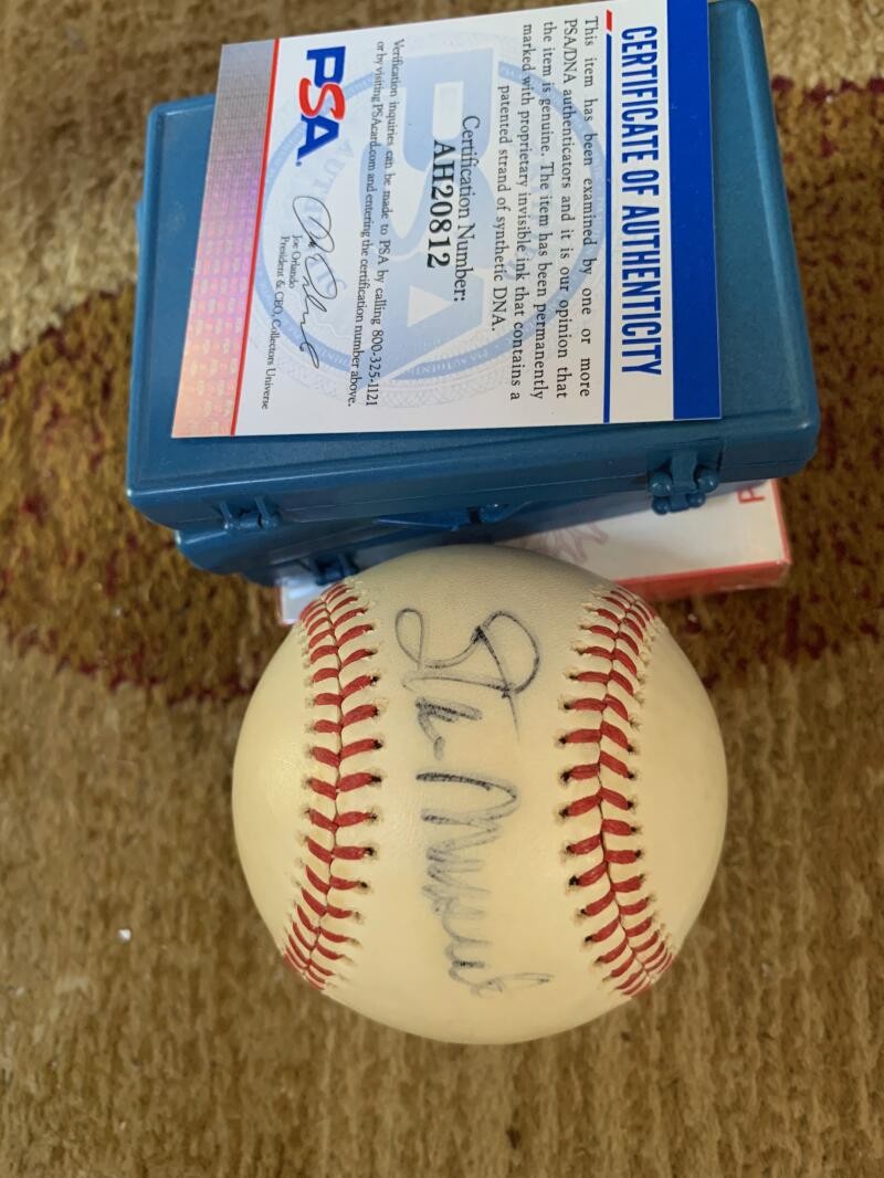 Stan Musial Signed Autograph Auto Autographed Ball Baseball PSA PSA/DNA COA