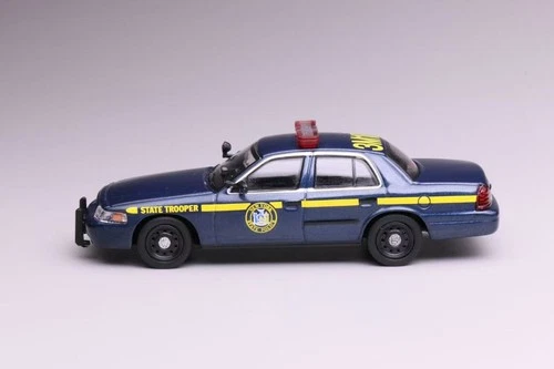 596 1:64 Blue Ford CV CROWN VICTORIA NYSP New York State Police Diecast Model - Picture 1 of 4
