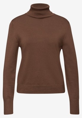 Street One Rollkragen Pullover in der Farbe Hazelnut Brown