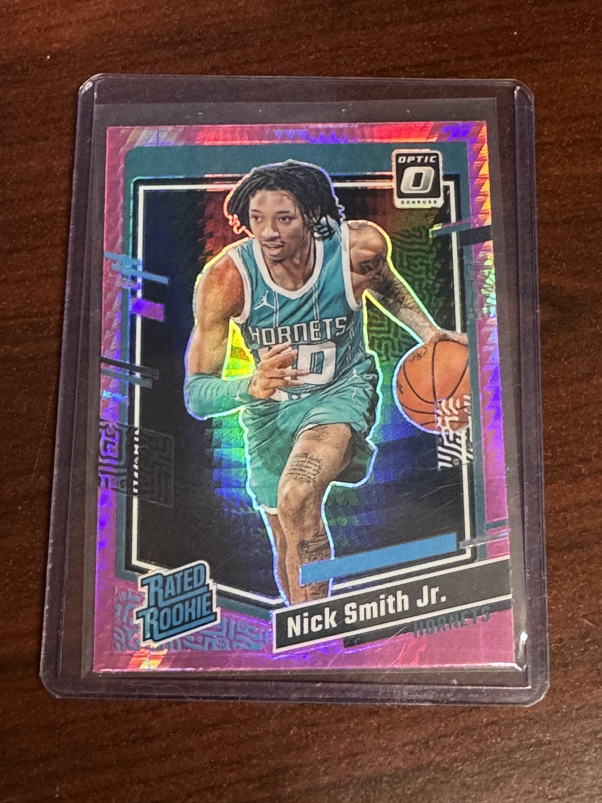 2023-24 Donruss Optic #224 Nick Smith Jr. Hyper Pink