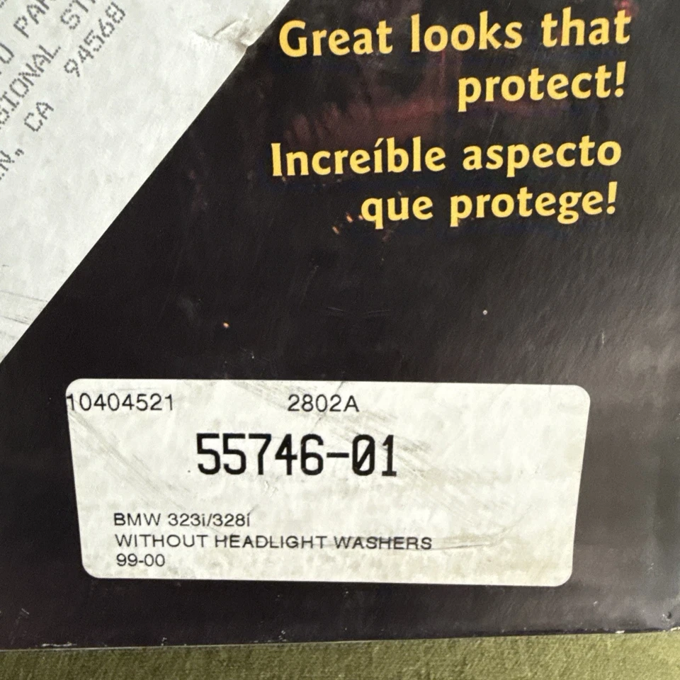 前端文胸 LeBra 55746-01 宝马 99-00 323i/328i 带外头灯垫圈 — 第 3/4 张图片