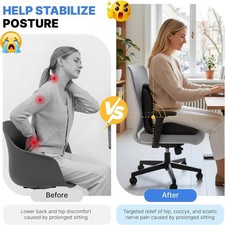 Seat Cushionmemory Foam Chair Cushion For Office And Carergonomic Seat Seat Cushionmemory Foam Chair Cushion For Office And Carergonomic Seat