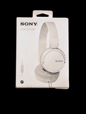 Brand New Sony MDR-ZX110 Ear-Pad (On the Ear) Headphones In Whote