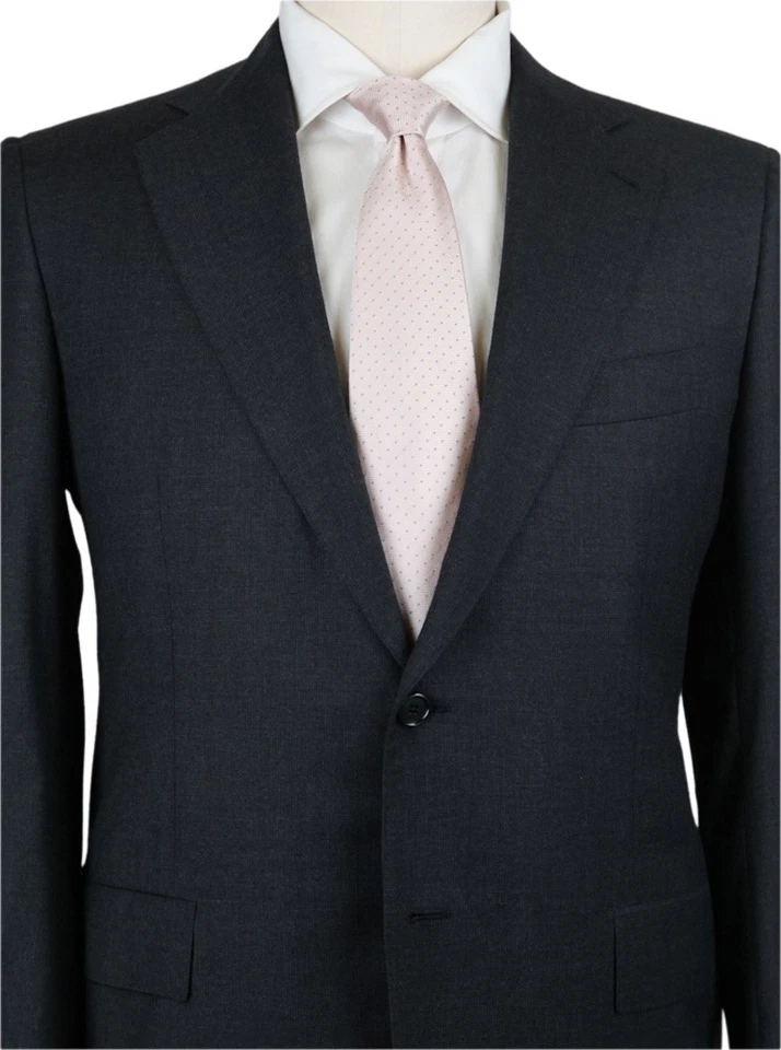 Cesare Attolini Charcoal Gray Super 130's Suit - 44/54 - (CA817171) - Image 2 of 4