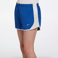 Nike Big Girls Dri-Fit Tempo Lined Running Shorts Size L Blue 848196-480 NEW