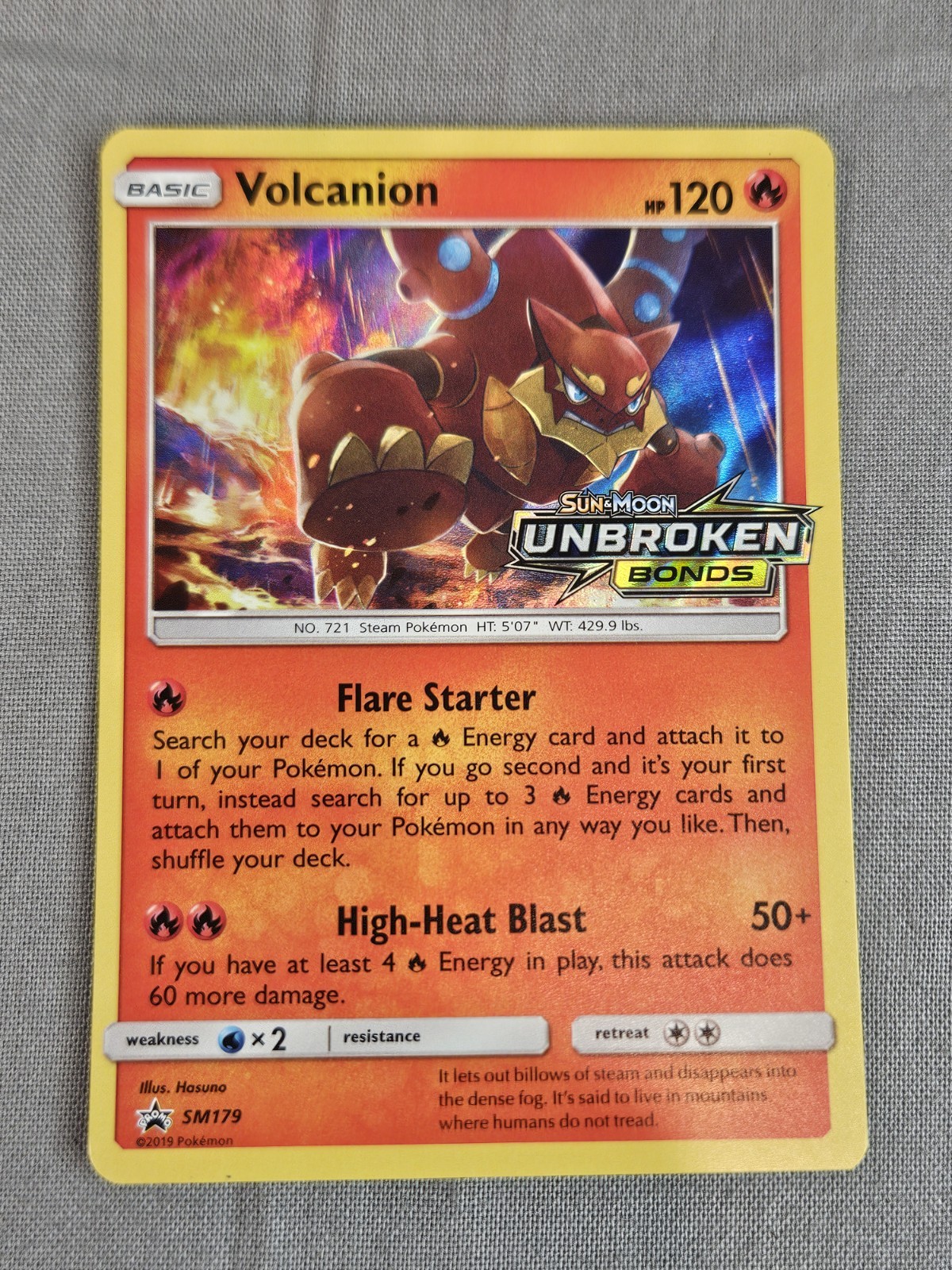 Volcanion - (Prerelease) SM179 Sm Holo