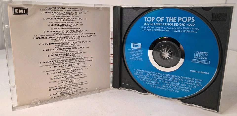 Top Of The Pops Los Grandes Exitos De 1970-1979 CD EMI Capitol Records Spanish Foto 2 de 3
