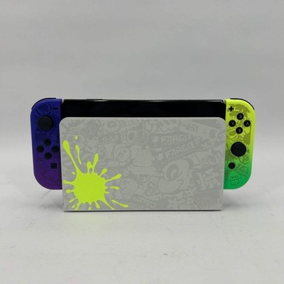 Nintendo Switch OLED Console Gaming System HEG-001 Splatoon 3 Edition