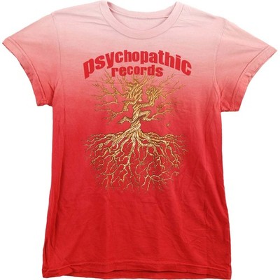 Insane Clown Posse Red Dip Dye Hatchet Roots Junior Top XX-Large Red