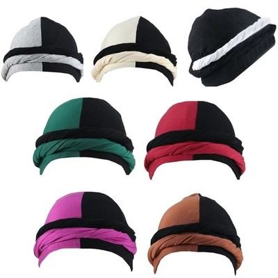 Men Head Wrap Sweat Wicking Pirate Hat for Climbing and Riding Sports Headwear