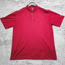 Nike Golf Fit Dry Red Polo Shirt Mens XL Short Sleeve Performance Athletic