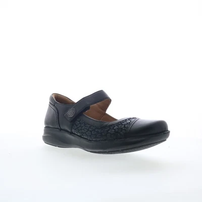 Clarks Appley Walk mary jane pour femmes en cuir noir 39 - Photo 1/4