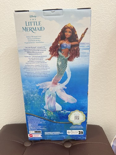 Disney The Little Mermaid Ariel Mermaid Deluxe Doll w/ Iridescent Tail, 2023 - Picture 3 of 4