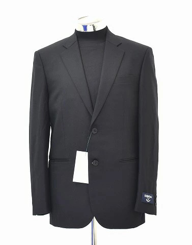 MISTERGENTLEMAN Basic Setup 2B Jacket Black Wool … - image 1
