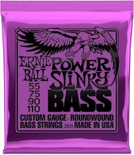 Nickel Wound Power Slinky Bass Strings 55-110 Gauge for Serious Players