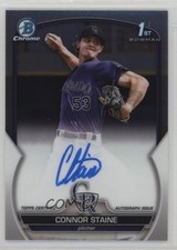2023 Bowman Chrome Prospect Auto Connor Staine #CPA-CSE Auto 1l2z
