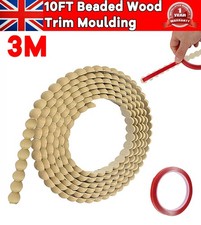 DIY Beaded Moulding Trim 10FT Furniture Decor Cabinet Door Wardrobe Renovation