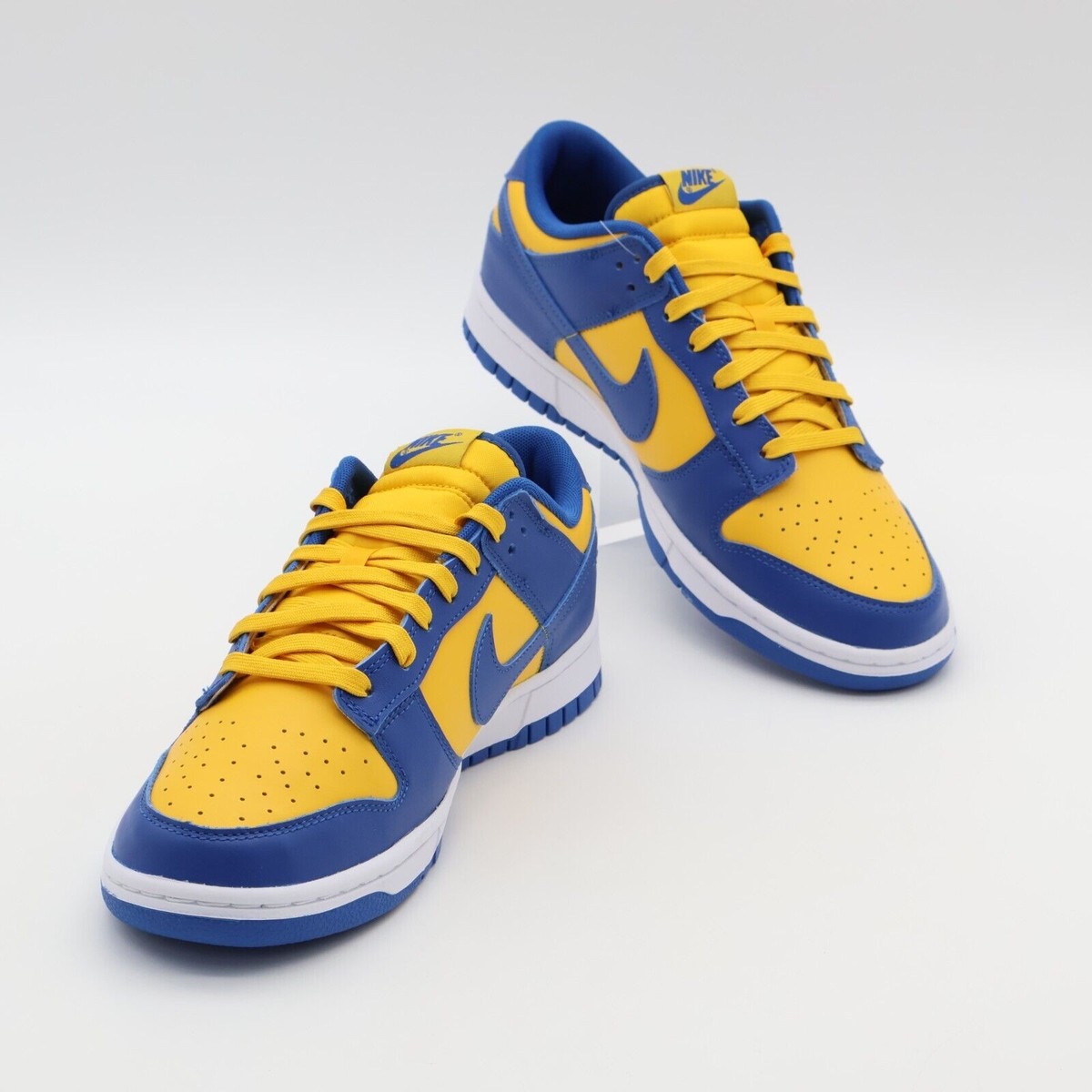 DD1391-402 Nike Dunk Low Blue Jay and University Gold UCLA Navy