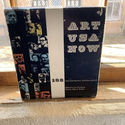 Art USA Now 102 Vital Contemporary American Painters 1962 Edition 2 Volumes Hard