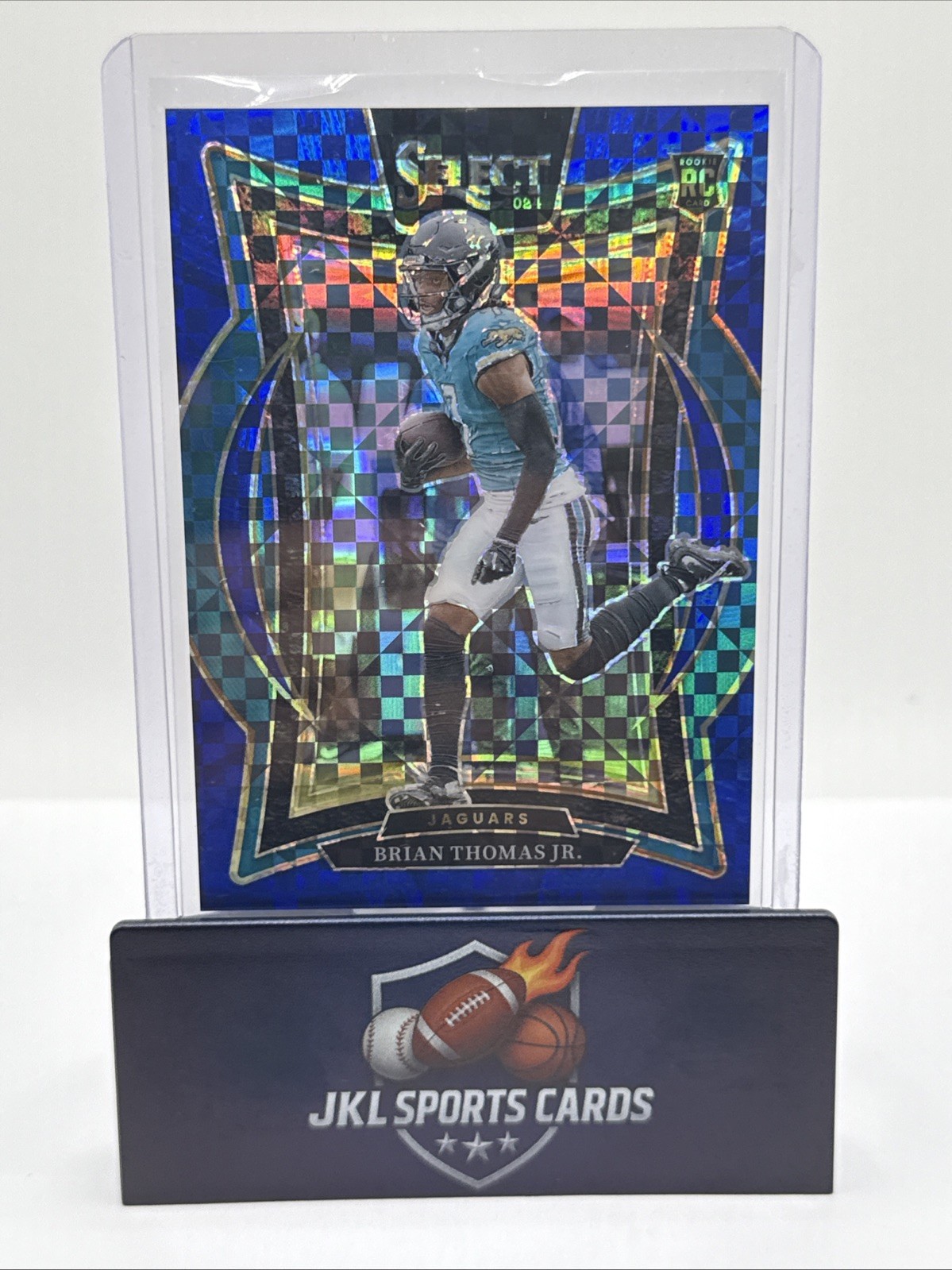 2024 Panini Select Brian Thomas Jr. Blue Concourse /249 Rookie Jaguars
