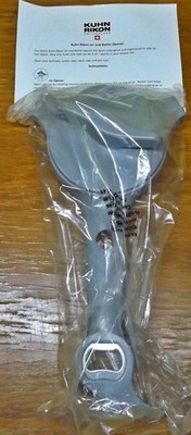 Kuhn Rikon 5-in-1 Jar and Bottle Opener Gray - NEW
