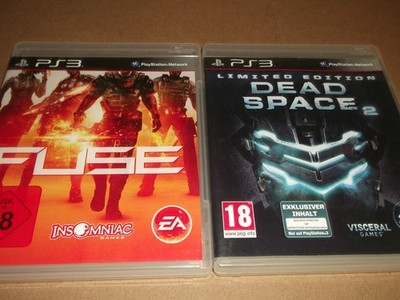 Dead Space 2 Limited Edition + Fuse - 2x PlayStation 3 - PS3 2011 + 2013   Sp121