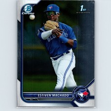 2022 Bowman - Chrome Prospects Estiven Machado #BCP-12 - Toronto Blue Jays
