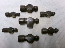 Lot Of 7 Ball Peen Hammer Heads Stanley Plumb Germantown Champion
