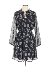 Collective Concepts Women Black Casual Dress L Petites